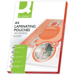 Laminovacie flie Q-Connect 216x303 A4 100mic 
