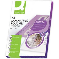 Laminovacie flie Q-Connect 216x303 A4 125mic 