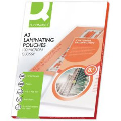 Laminovacie flie Q-Connect 303x426 /A3/100mic. 
