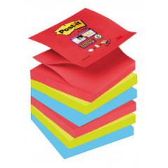 Z-bloky Post-it Super Sticky `Bora Bora` 76x76mm, 6 blokov po 90 lstkov