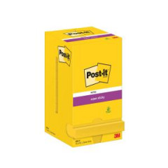 Samolepiaci bloek Post-it Super Sticky 76x76 narcisovo lt 12x90l 