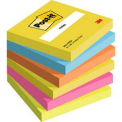 Samolepiaci bloek Post-it ENERGETIC 76x76mm, 6x100 lstkov 