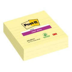 Bloek Post-it Super Sticky 101x101 lt linajky