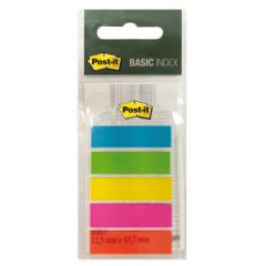 Post-it index 11,9 x 43,2 mm, 5 farieb/20 lstkov