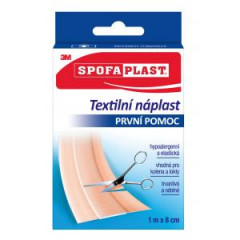 3M Spofaplast 164 Textiln elastick nplas, 1 m x 8 cm