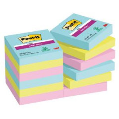 Samolepiaci bloek Post-it Super Sticky COSMIC 47.6x47.6mm, 12 blokov po 90 lstkov 