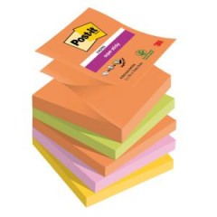 Samolepiace Z-bloky Post-it Super Sticky BOOST, vekos 76x76 mm, 5 blokov po 90 lstkov 