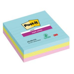Samolepiaci bloek Post-it Super Sticky COSMIC, vekos 101x101 mm, 3 bloky po 70 lstkov 
