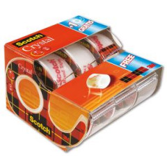 Lepiaca pska krytlovo ra Scotch, 19 mm  7,5 m, 2 + 1 rolka v zsobnku zadarmo 