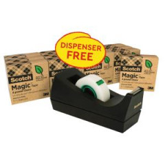Lepiaca pska Scotch Magic neviditen popisovaten 900 14ks + dispenzor zdarma 