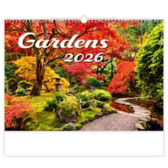 Nstenn kalendr Gardens 45 x 31,5 cm 2026 