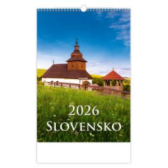 Nstenn kalendr Slovensko 31,5 x 45 cm 2026 