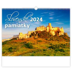 Nstenn kalendr Slovensk pamiatky 2024