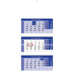 Trojmesan kalendr modr so pirlou 2024