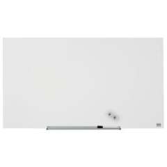 Sklenen tabua Nobo Diamond biela 993x559 mm 
