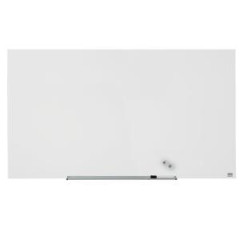 Sklenen tabua Nobo Diamond biela 1264x711 mm 