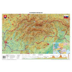 Mapa Slovensko-geografick B1 formt