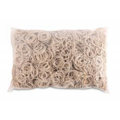 Gumiky Office Products 25mm 1kg biele 