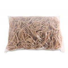 Gumiky Office Products 50mm 1kg prrodn farba 
