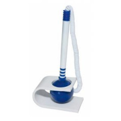 Pero so stojanom Office Products plastov modro-biele vertiklne 