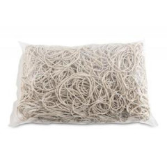 Gumiky Office Products 70mm 1kg biele 