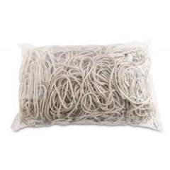 Gumiky Office Products 80mm 1kg biele 