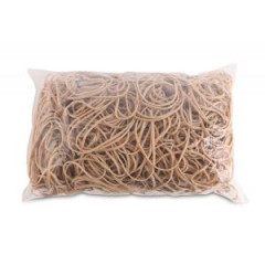 Gumiky Office Products 80mm 1kg prrodn farba 