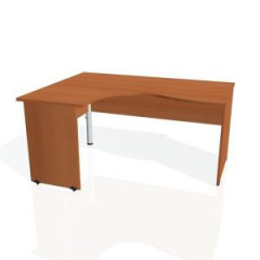 Pracovn stl Gate, ergo, prav, 160x75,5x120 cm, erea/erea 