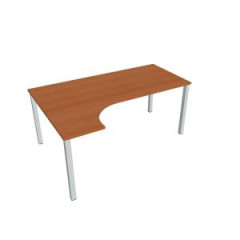 Pracovn stl Uni, ergo, prav, 180x75,5x120 cm, erea/siv 