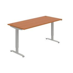 Pracovn stl Motion, ZO, 2S, 180x70,5-120,5x80 cm, erea/siv 