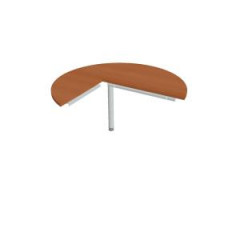 Doplnkov stl Cross, prav, 120x75,5x(60x80) cm, erea/kov 