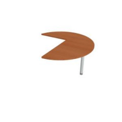 Doplnkov stl Flex, prav, 120x75,5x(80x60) cm, erea/kov 