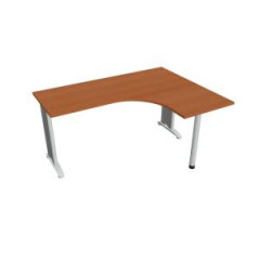 Pracovn stl Flex, ergo, av, 160x75,5x120 (60x60) cm, erea/kov 