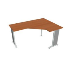 Pracovn stl Flex, ergo, av, 160x75,5x120 (60x60) cm, erea/kov 