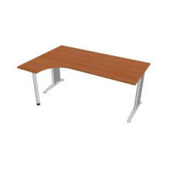 Pracovn stl Flex, ergo, prav, 180x75,5x120 (40x80) cm, erea/kov 