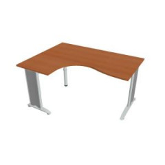 Pracovn stl Flex, ergo, prav, 160x75,5x120 (60x80) cm, erea/kov 