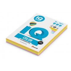 Farebn papier IQ color 4x50 mix nenov farby, A4, 80g