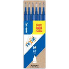 Nhradn npl do gumovacieho rollera PILOT Frixion 0,7 mm modr, 6 ks 
