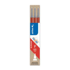 Nhradn npl do gumovacieho rollera PILOT Frixion Point 0,5 mm erven 3ks 