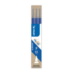 Nhradn npl do gumovacieho rollera PILOT Frixion Point 0,5 mm modr 3ks 