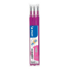 Nhradn npl do gumovacieho rollera PILOT Frixion 0,7 mm ruov 3ks 