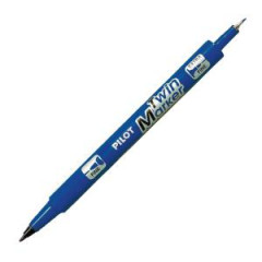 Popisova obojstrann PILOT Twin Marker BeGreen 0,5 + 0,3 mm modr 