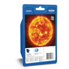 Atramentov npl Brother LC-980 pre DCP-145C/165C cyan (300 str.) 