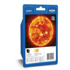 Atramentov npl Brother LC-980 pre DCP-145C/165C yellow (350 str.) 