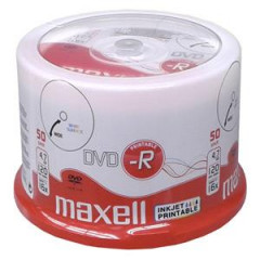 DVD-R Maxell Printable 4,7 GB 16x cake 50 