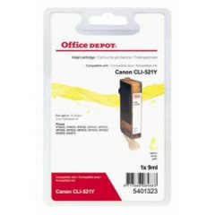 Alternatvny atrament Ecodata CLI-521 yellow 13 ml 