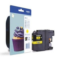 Atramentov npl Brother LC-123 pre DCP-J4110DW/ MFC-J4410DW/J4510DW/J4610DW yellow (600 str.) 