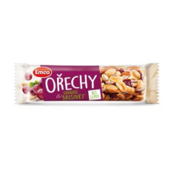 Tyinka Emco bez lepku 35 g Orechy a brusnice