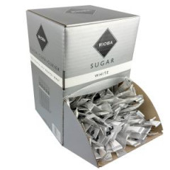 Cukor Rioba biely 500 x 4 g tyinky 