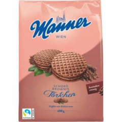 Manner T�rtchen Schoko Brownie 400 g 